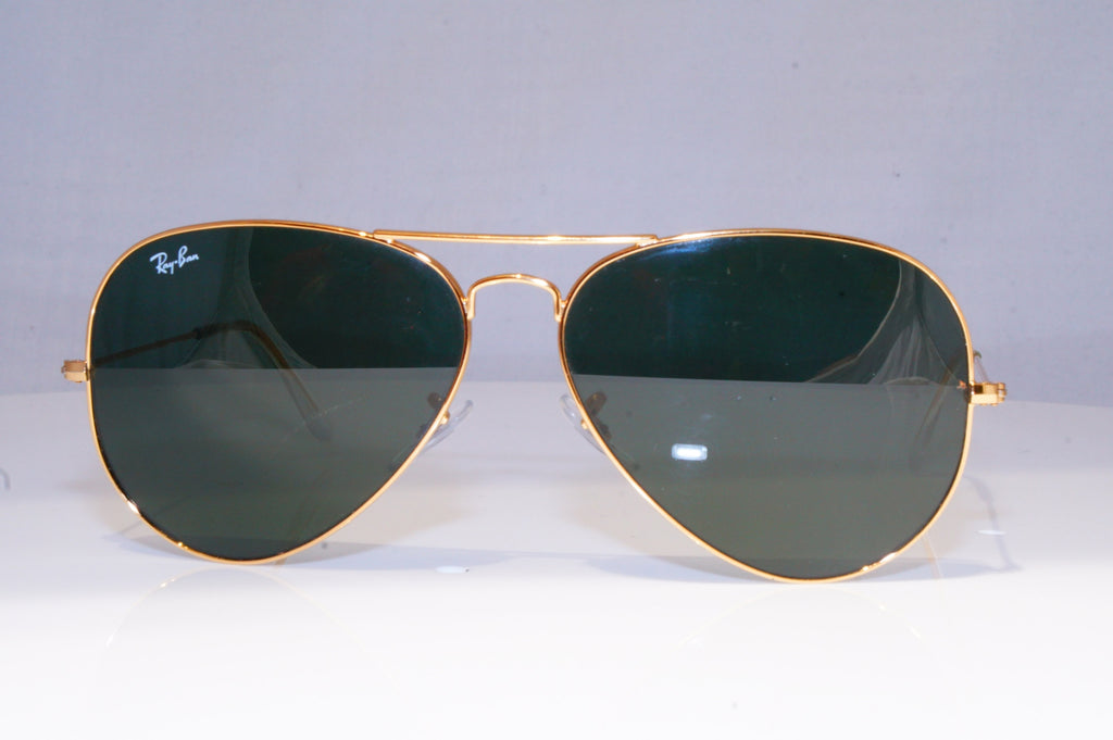 RAY-BAN Mens Designer Sunglasses Gold Pilot AVIATOR RB 3025 001 19810