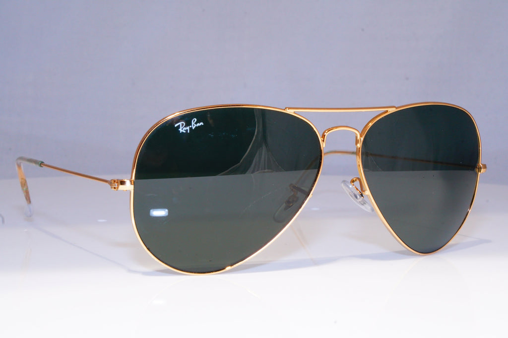 RAY-BAN Mens Designer Sunglasses Gold Pilot AVIATOR RB 3025 001 19810