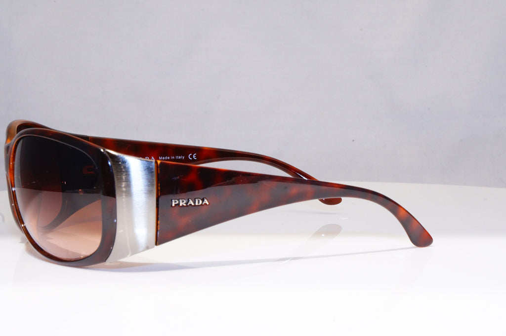 PRADA Womens Designer Sunglasses Brown Wrap SPR 07G 2AU-2Z1 18640