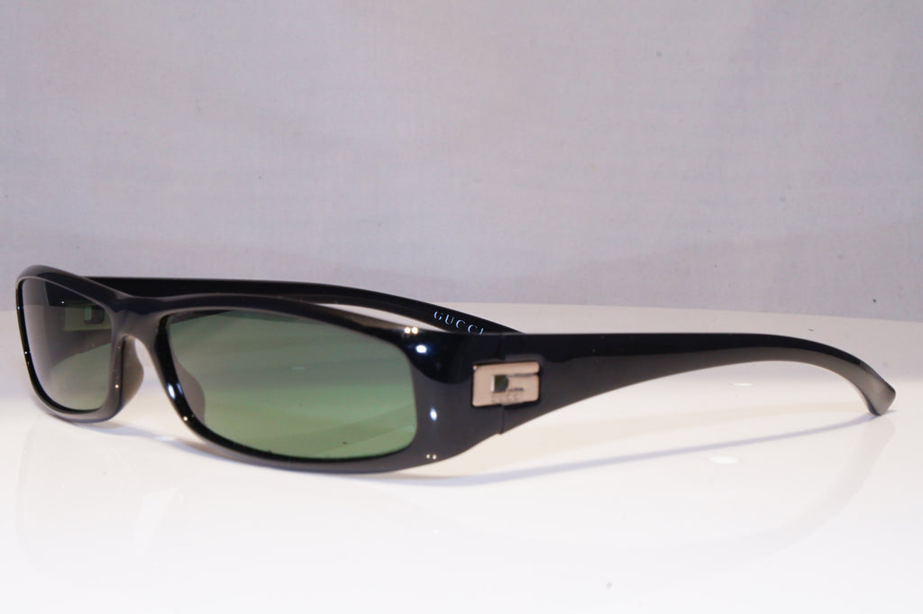 GUCCI Mens Vintage 1990 Designer Sunglasses Black Rectangle GG 1502 D28 21886