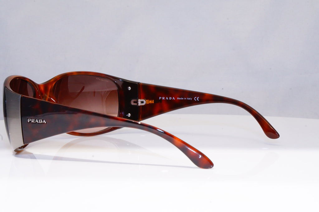 PRADA Womens Designer Sunglasses Brown Wrap SPR 07G 2AU-2Z1 18640