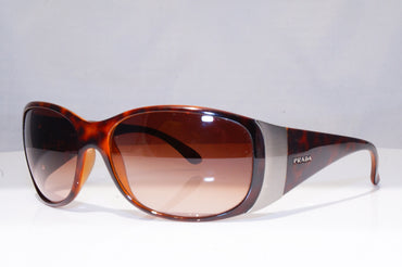 PRADA Womens Designer Sunglasses Brown Wrap SPR 07G 2AU-2Z1 18640