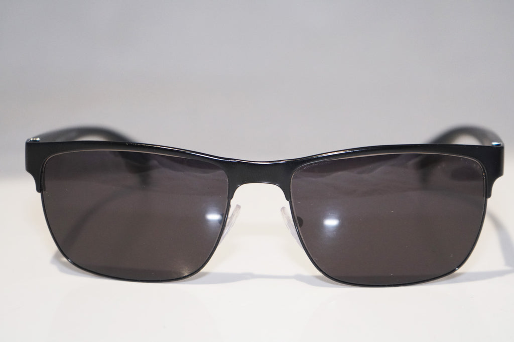 PRADA Mens Designer Sunglasses Black Rectangle SPR 51O FAD-5W1 15614