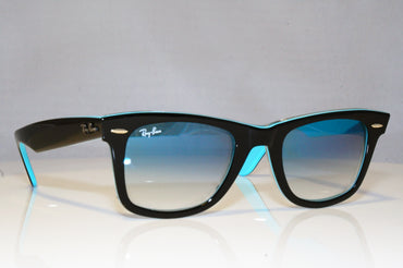RAY-BAN Mens Unisex Designer Sunglasses Black Wayfarer RB 2140 1001/3F 17505