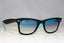 RAY-BAN Mens Unisex Designer Sunglasses Black Wayfarer RB 2140 1001/3F 17505