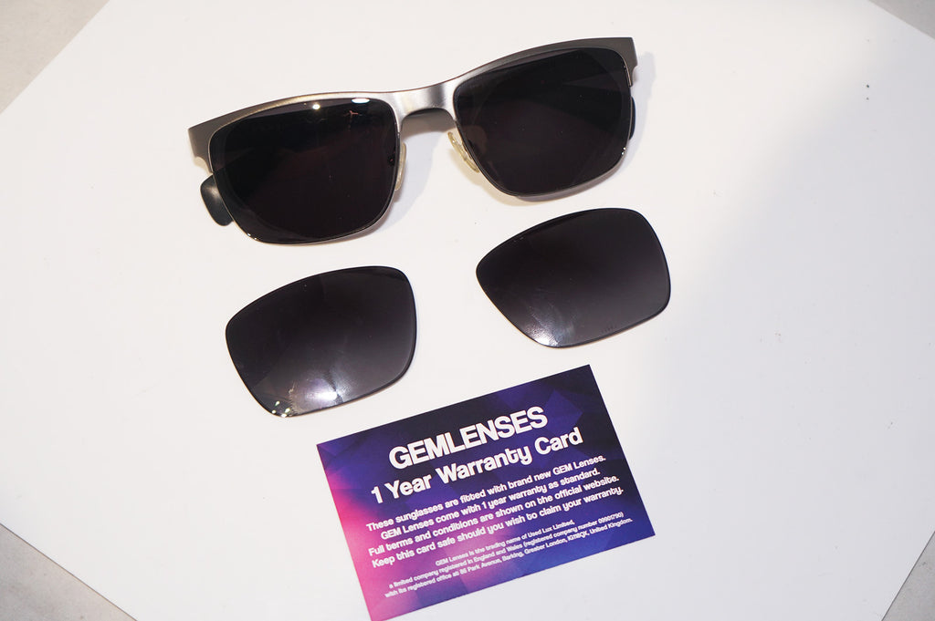 PRADA Mens Designer Sunglasses Silver Rectangle SPR 51O DHG-5W1 15625