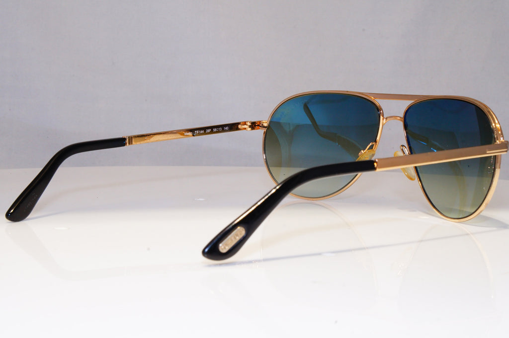 TOM FORD Mens Boxed Designer Sunglasses Gold Pilot Marko TF 144 28P 21888