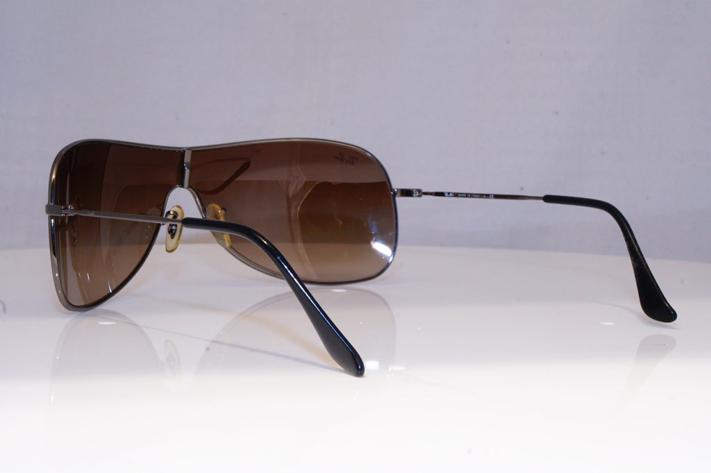 RAY-BAN Mens Designer Sunglasses Silver Shield RB 3211 004/13 19818