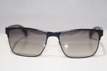 PRADA Mens Designer Sunglasses Black Rectangle SPR 51O FAD-3M1 15624