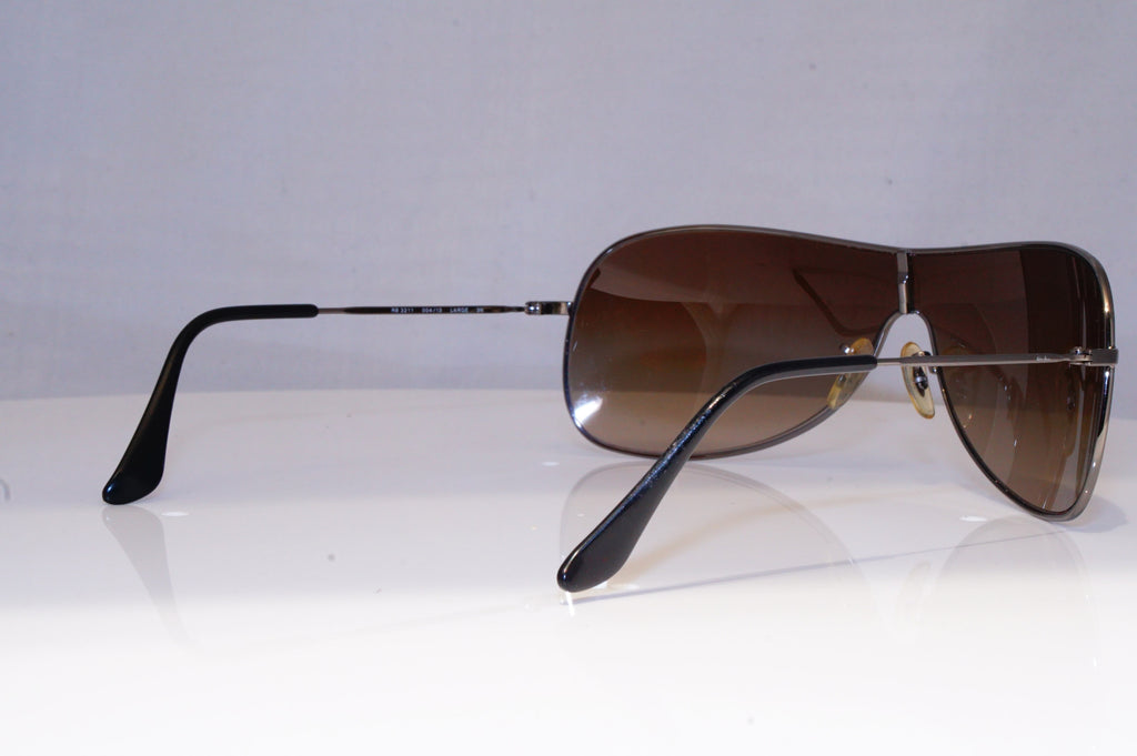 RAY-BAN Mens Designer Sunglasses Silver Shield RB 3211 004/13 19818