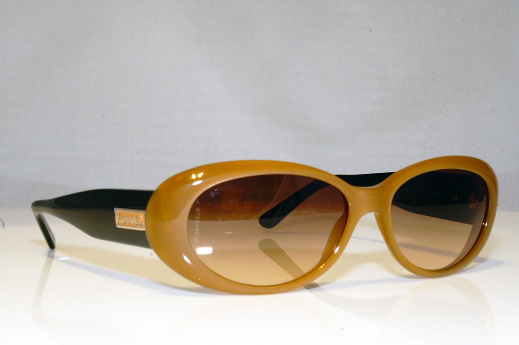 CHANEL Womens Vintage 1990 Designer Sunglasses Brown Oval 5119 1011/13 15208