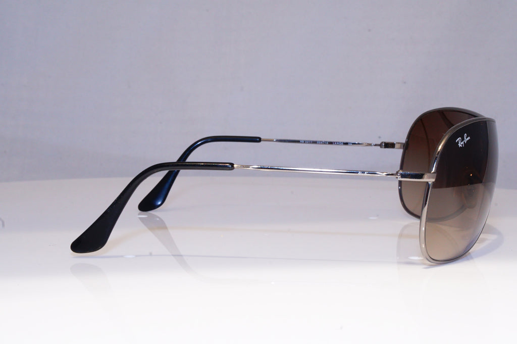 RAY-BAN Mens Designer Sunglasses Silver Shield RB 3211 004/13 19818