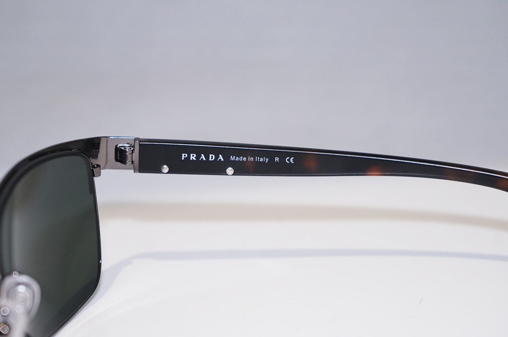 PRADA Mens Designer Sunglasses Silver Rectangle SPR 51O DHG-3O1 15609