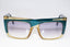 DIOR 1990 Vintage Mens Unisex Designer Sunglasses Green Square 2400 50 16325