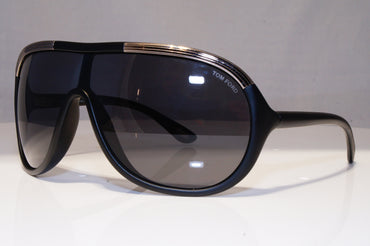 TOM FORD Mens Boxed Designer Sunglasses Black Shield Farrah TF 10 Br 131 21882
