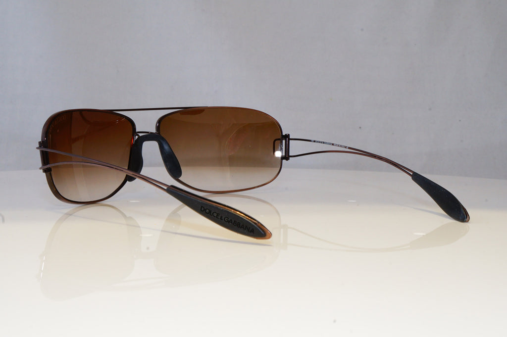 DOLCE & GABBANA Mens Designer Sunglasses Brown Rectangle DG 407S D53 20878
