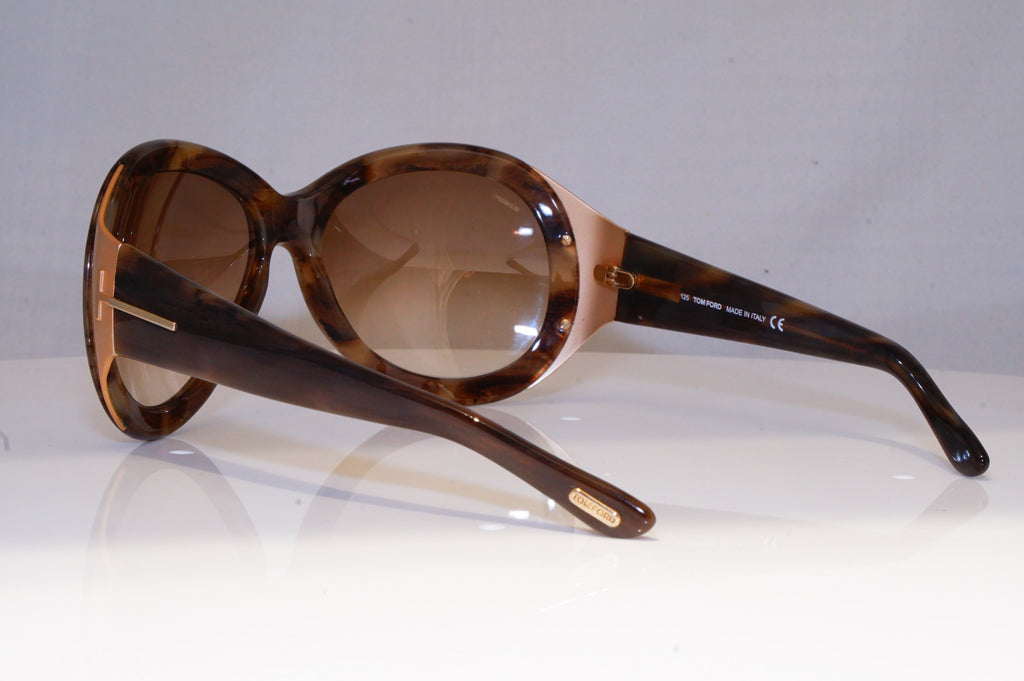 TOM FORD Womens Oversized Designer Sunglasses Brown Elizabeth TF27 376 19814