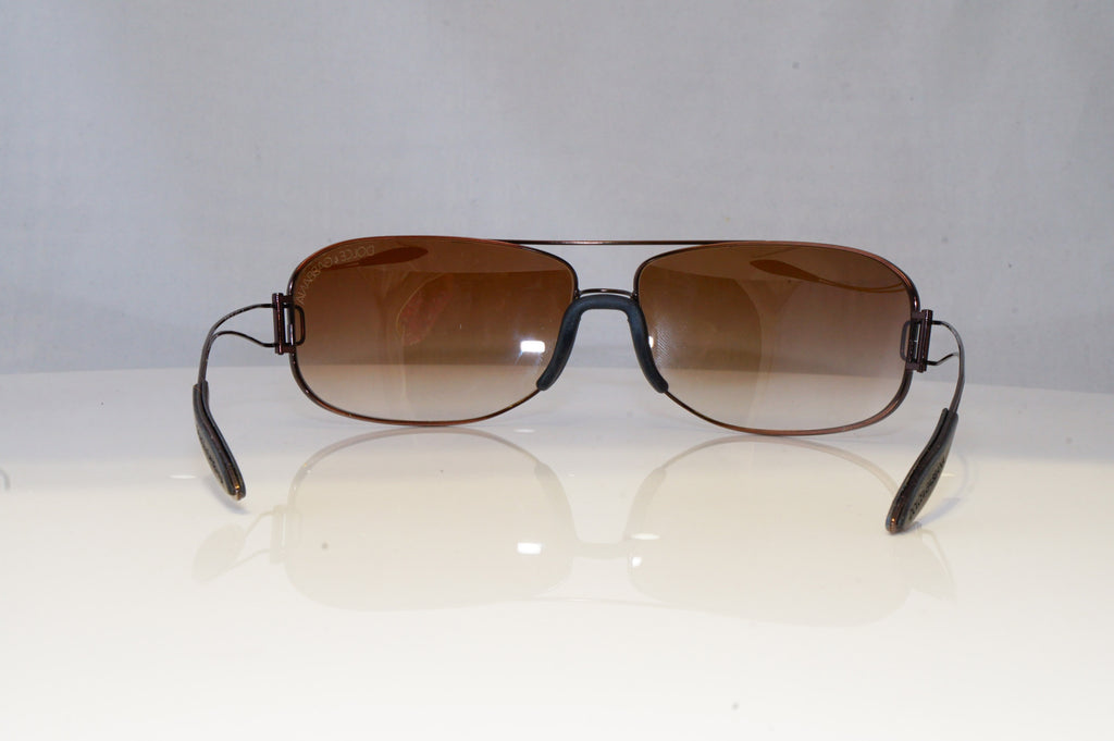 DOLCE & GABBANA Mens Designer Sunglasses Brown Rectangle DG 407S D53 20878