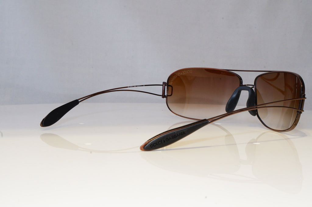 DOLCE & GABBANA Mens Designer Sunglasses Brown Rectangle DG 407S D53 20878