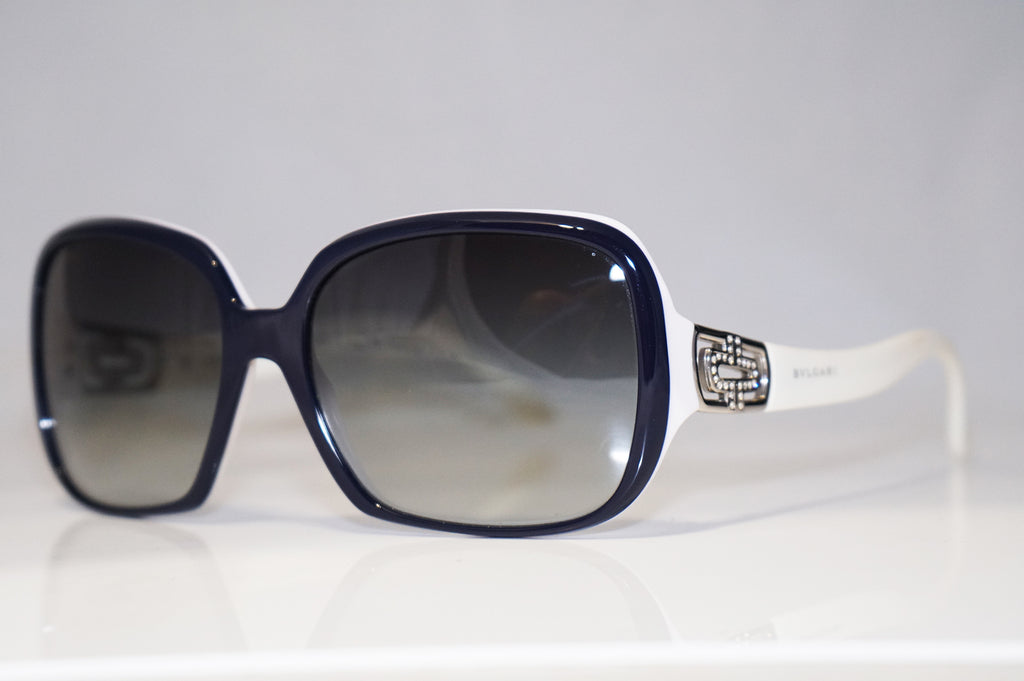 BVLGARI Boxed Womens Designer Sunglasses White Diamante 8020 896/8G 16385