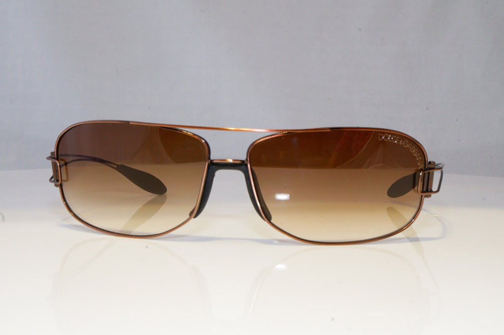 DOLCE & GABBANA Mens Designer Sunglasses Brown Rectangle DG 407S D53 20878