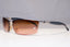 CHANEL Mens Womens Unisex Vintage Sunglasses Silver Rectangle 4008 123/77 17815