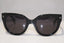 PRADA Womens Designer Sunglasses Black Butterfly SPR 17O 1AB-0A7 15620