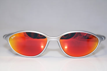RAY-BAN Mens Designer Mirror Sunglasses Silver Cutters RB 2047 627/6Q 16366