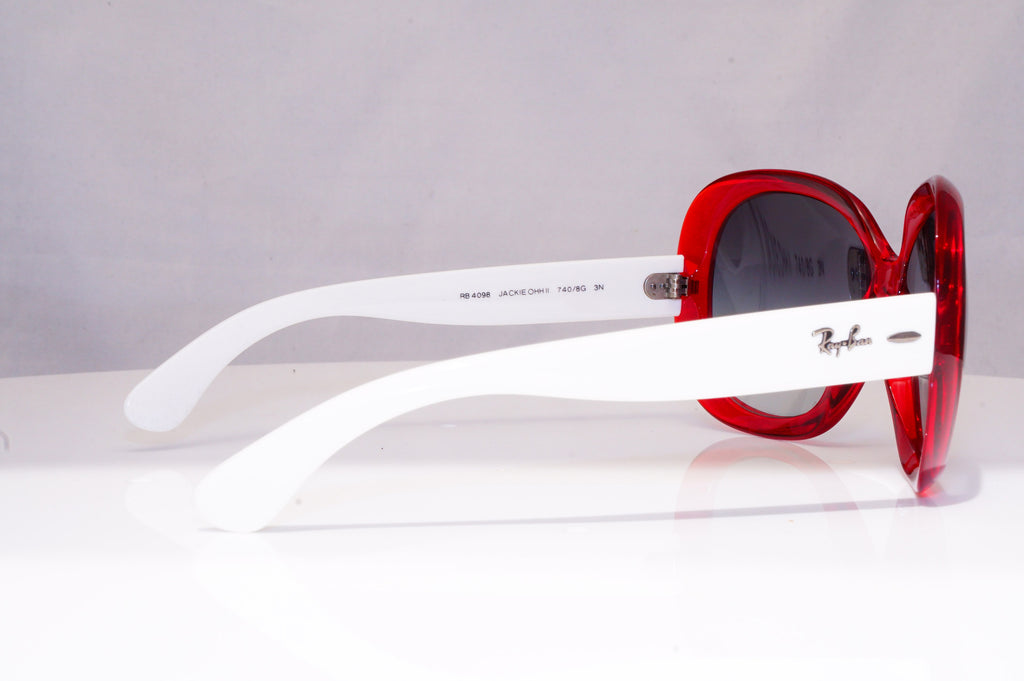 RAY-BAN Womens Designer Sunglasses Red Butterfly JACKIE OHH RB 4098 740/8G 18644