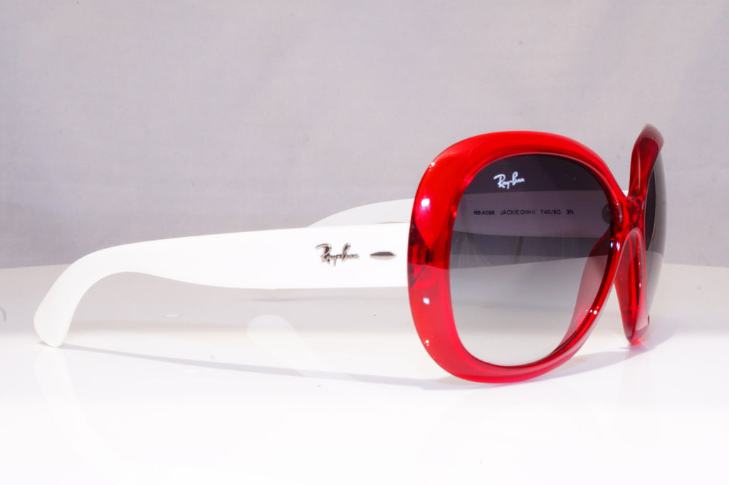 RAY-BAN Womens Designer Sunglasses Red Butterfly JACKIE OHH RB 4098 740/8G 18644
