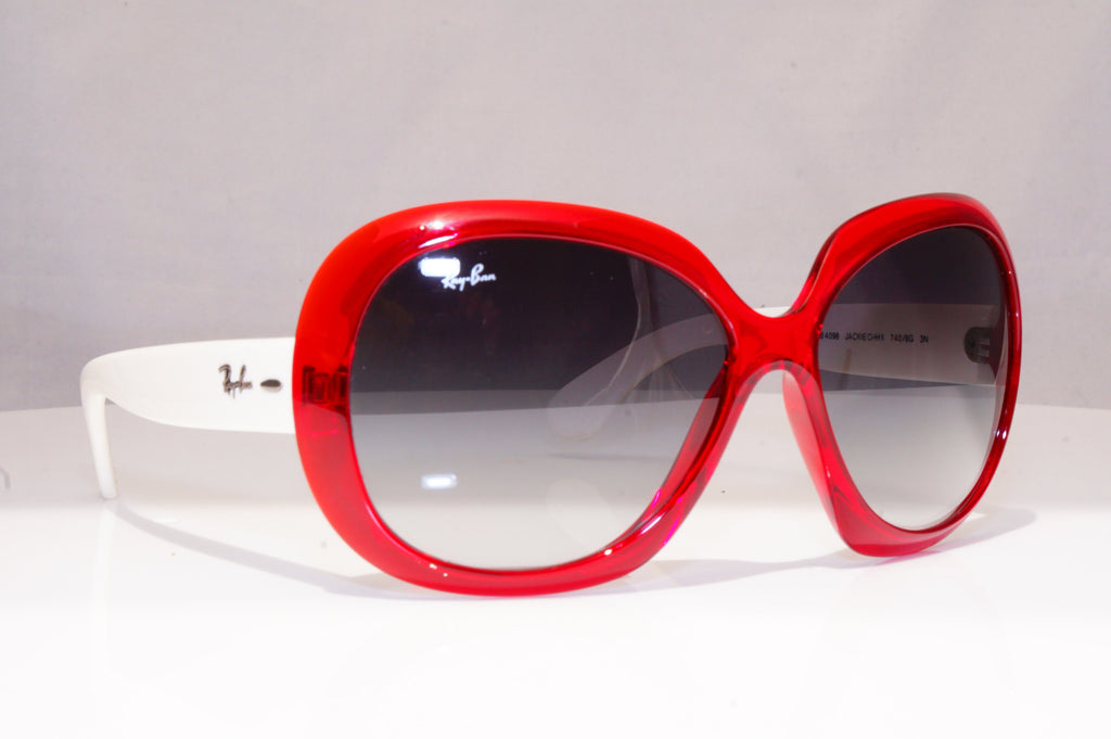 RAY-BAN Womens Designer Sunglasses Red Butterfly JACKIE OHH RB 4098 740/8G 18644