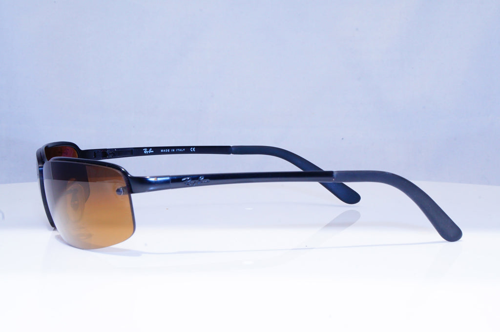 RAY-BAN Mens Vintage 1990 Designer Sunglasses Black FLIGHT RB 3239 006/R4 18623