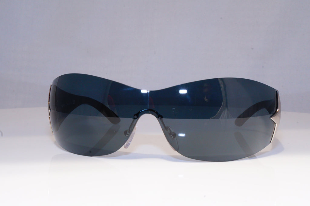 PRADA Mens Womens Designer Sunglasses Black Shield STAR SPR 72G 1BC-1A1 19806