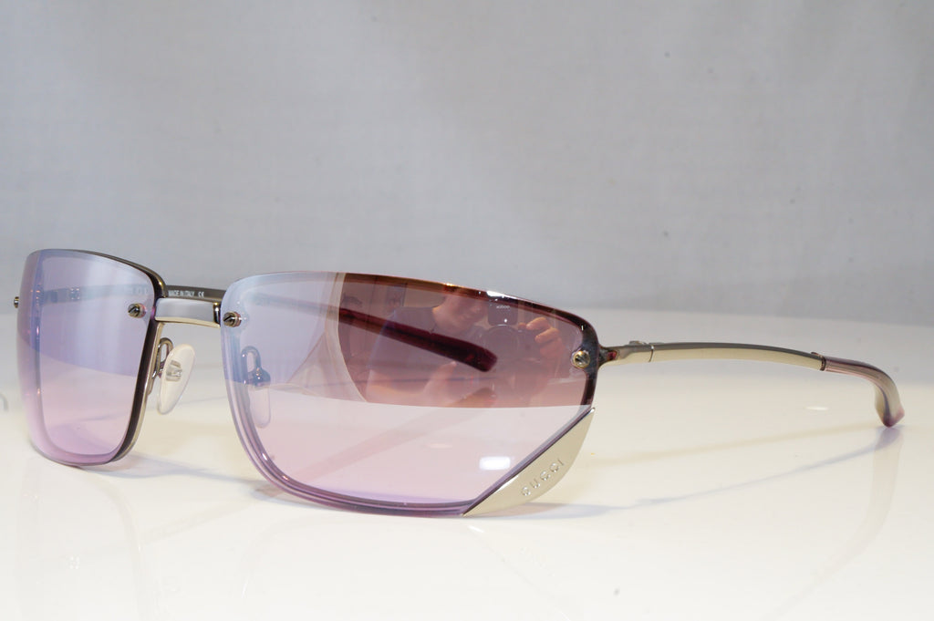 GUCCI Mens Womens Vintage Designer Sunglasses Silver LILAC GG 1691 6LBVT 20698