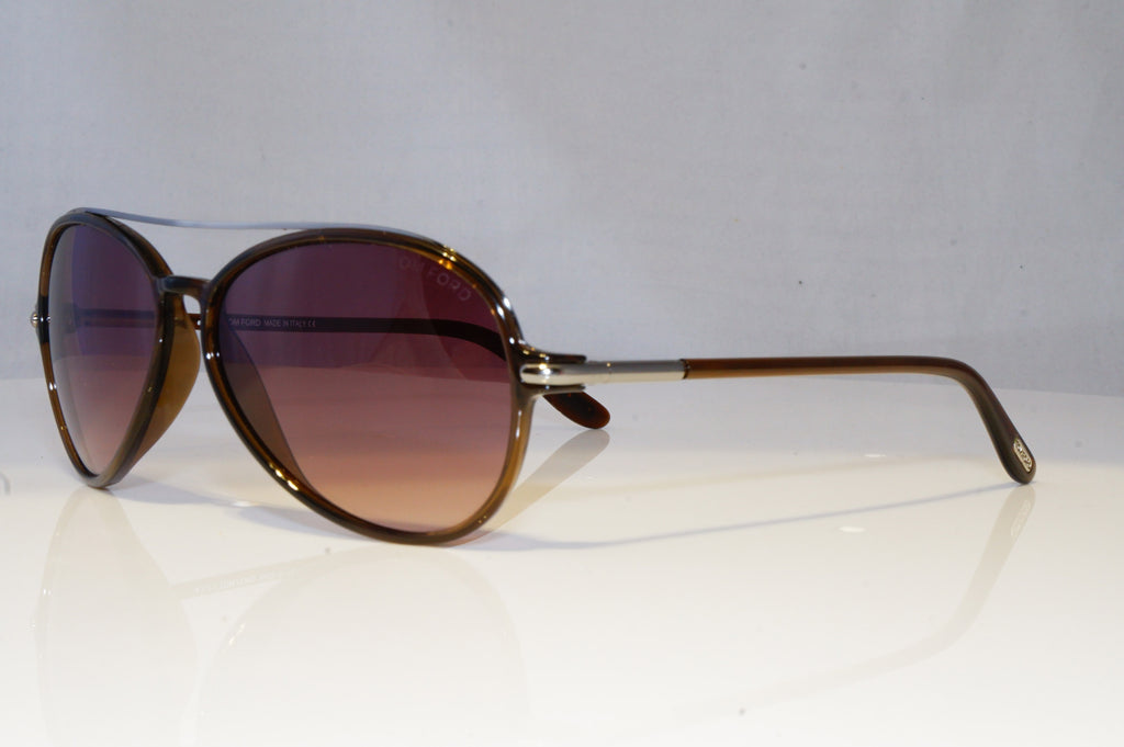 TOM FORD Mens Designer Sunglasses Brown Pilot Ramone TF 149 48F 20703