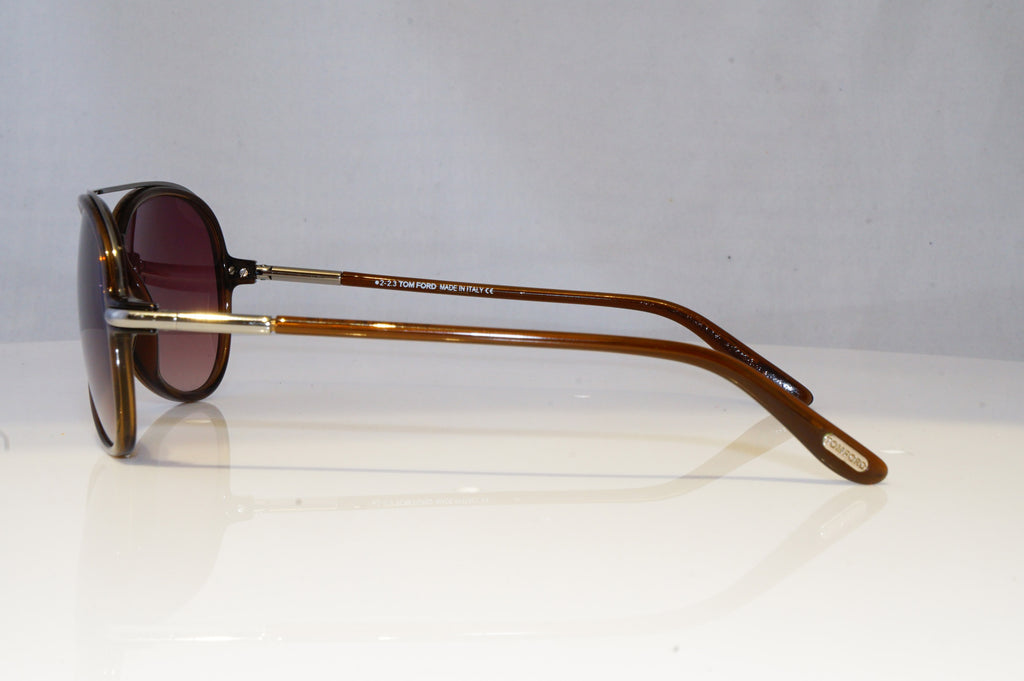 TOM FORD Mens Designer Sunglasses Brown Pilot Ramone TF 149 48F 20703