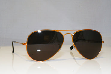 RAY-BAN Mens Unisex Designer Sunglasses Gold Aviator RB 3025 197/71 15072