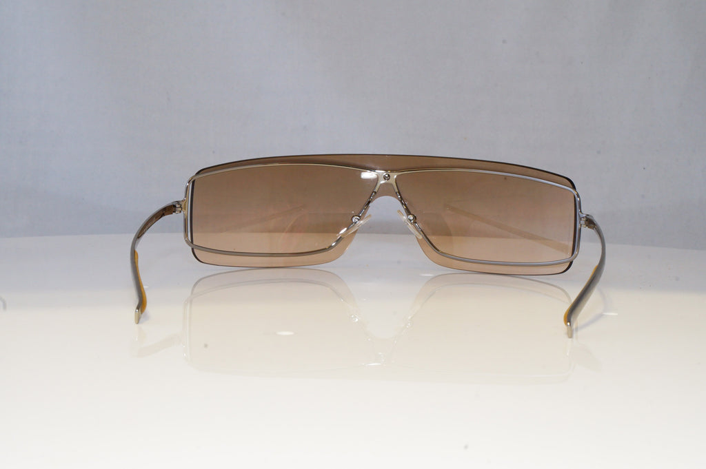 GUCCI Womens Vintage 1990 Designer Sunglasses Silver Shield GG 1710 6LB16 20699
