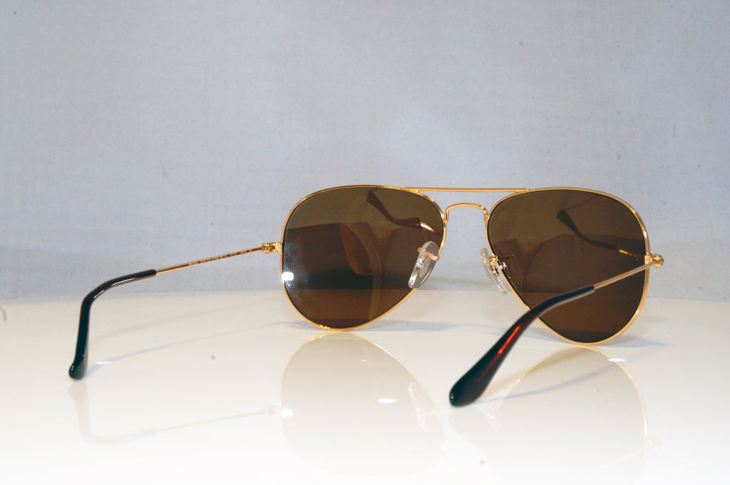 RAY-BAN Mens Unisex Designer Sunglasses Gold Aviator RB 3025 001/51 15110