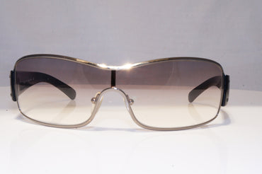 PRADA Mens Womens Vintage Designer Sunglasses Black Shield SPS 52E 5AV-5D1 21870