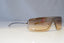 GUCCI Womens Vintage 1990 Designer Sunglasses Silver Shield GG 1710 6LB16 20699