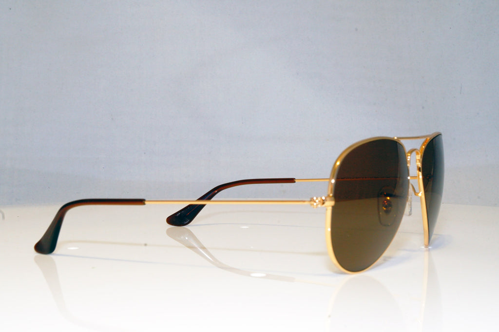 RAY-BAN Mens Unisex Designer Sunglasses Gold Aviator RB 3025 001/51 15110