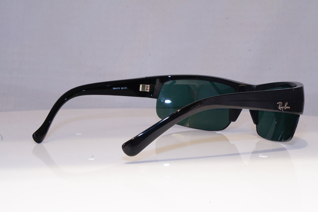 RAY-BAN Mens Designer Sunglasses Black Wrap RB 4079 601/71 19792