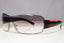 PRADA Mens Womens Vintage Designer Sunglasses Black Shield SPS 52E 5AV-5D1 21870