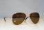 RAY-BAN Mens Unisex Designer Sunglasses Gold Aviator RB 3025 001/51 15110