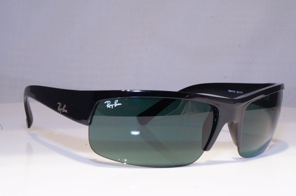 RAY-BAN Mens Designer Sunglasses Black Wrap RB 4079 601/71 19792