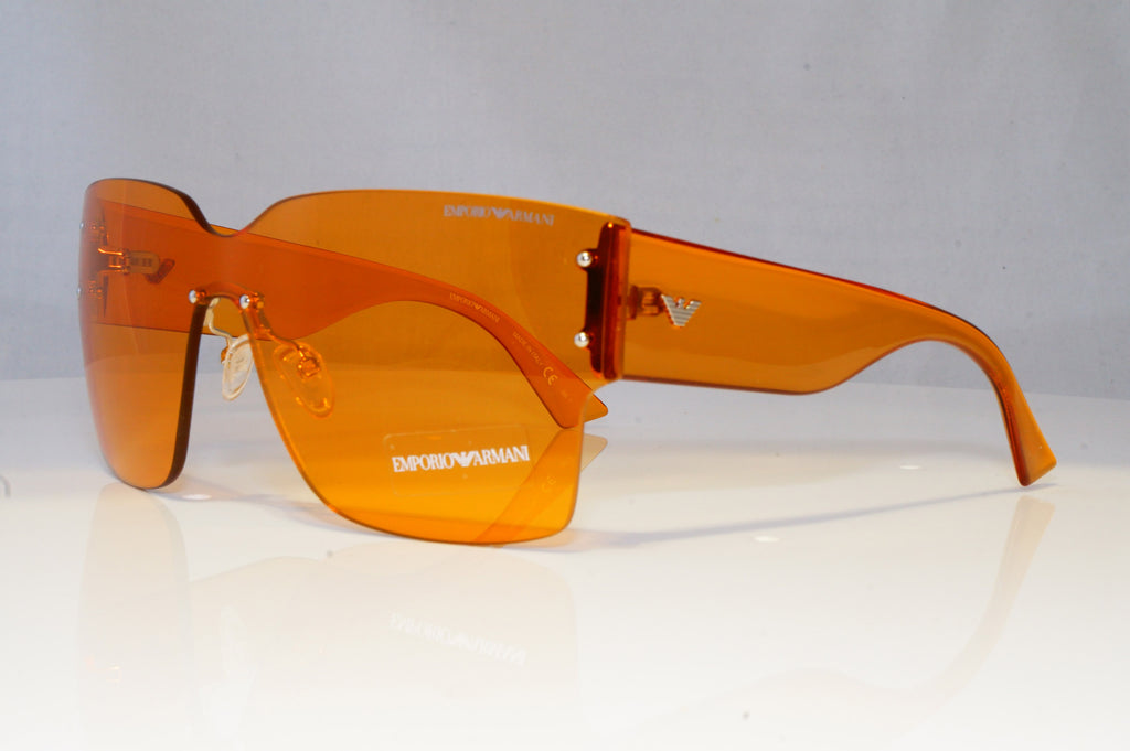 EMPORIO ARMANI Mens Womens Designer Sunglasses Shield AMBER EA 9894 MGZHQ 20873
