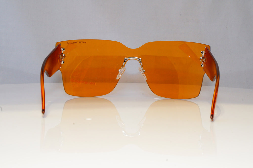EMPORIO ARMANI Mens Womens Designer Sunglasses Shield AMBER EA 9894 MGZHQ 20873