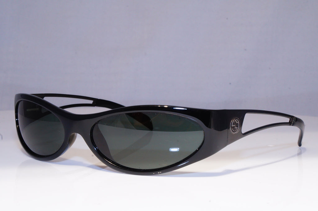 GUCCI Mens Womens Vintage Designer Sunglasses Green Rectangle GG 2465 6XX 19790