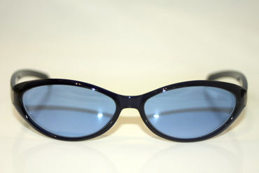 GUCCI 1990 Vintage Mens Designer Sunglasses Blue Rectangle GG 1187 5JD 14840